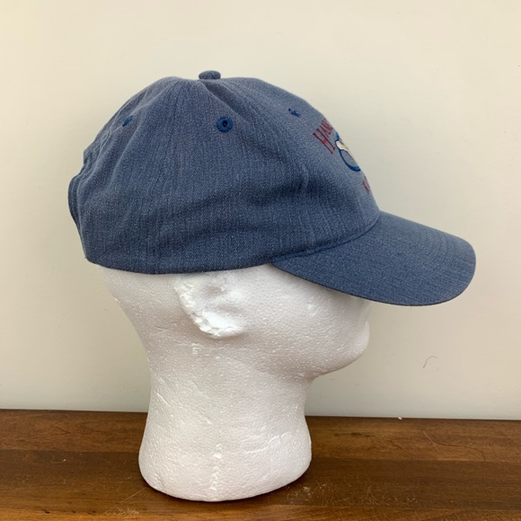 Hang Loose Kona Hawaii Hat Cap Vintage Snapback Adjustable Blue Spellout - Picture 3 of 7